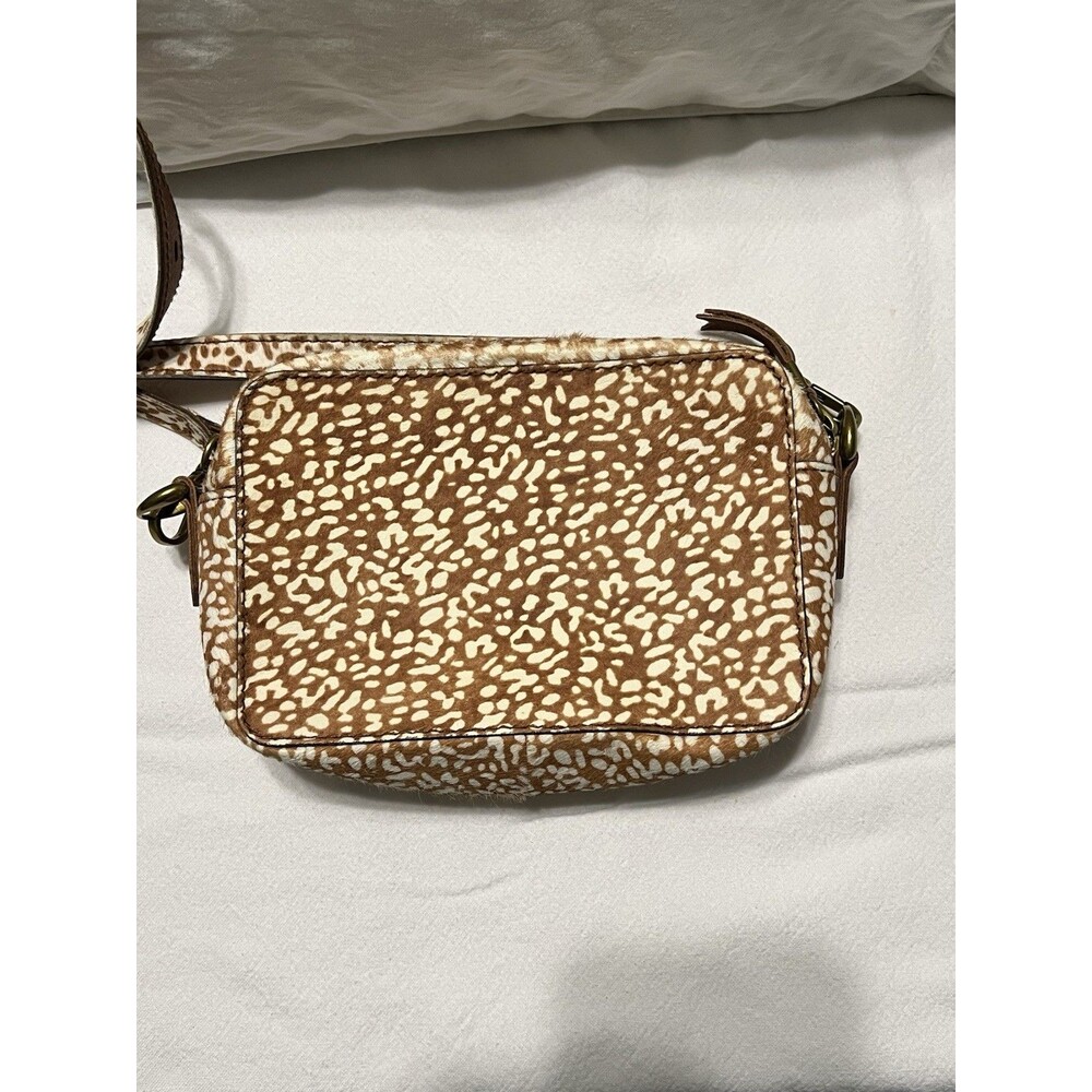 Madewell  The Transport Camera Bag Animal Spot Calf Hair Edition EUC - Picture 6 of 12